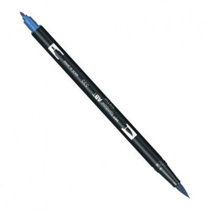 Маркер-кисть "Abt Dual Brush Pen" 535 синий кобальт